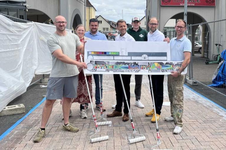 Der Kaufhof wird bunt